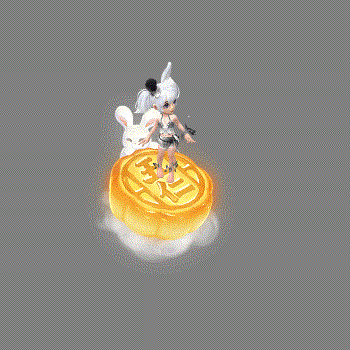 巫蛮儿-萌兔月饼